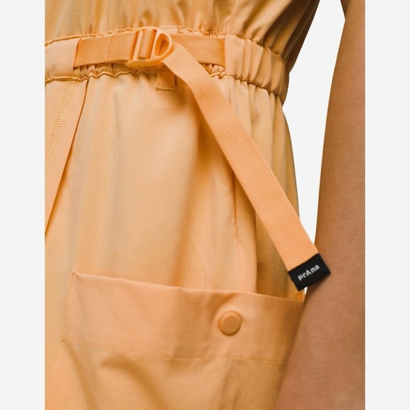Prana Railay Pocket Orange Dress Athletic Outdoors Hiking Casual Large EUC - Picture 3 of 9